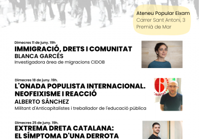 Davant dels populismes i el nou cicle reaccionari: Temps d’alternatives